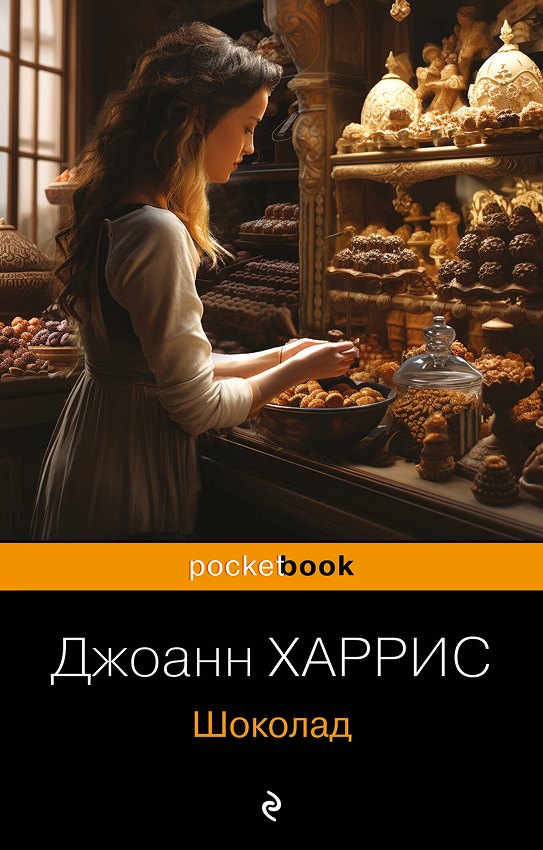 Обложка книги «Шоколад», Джоанн Харрис